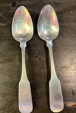 Coppia di cucchiai da servizio