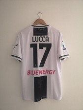 MAGLIA UDINESE 2023/2024 LORENZO LUCCA MATCH WORN #17 MACRON SERIE A 