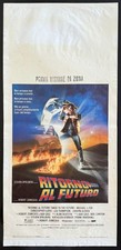 LOCANDINA ORIGINALE RITORNO AL FUTURO BACK TO THE FUTURE SPIELBERG 1°EDIZIONE 85