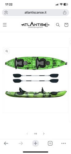 Kayak rigido canoa usata - rigido, in