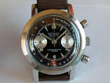 DATZWARD-CHRONOGRAPHE SUISSE-20 ATMOS-CRONO MANUALE-37 MM-ACCIAIO-VALJOUX 92