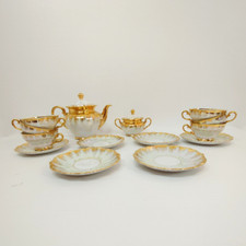 Seltmann Weiden Bavaria Servizio da the vintage bordo in oro zecchino