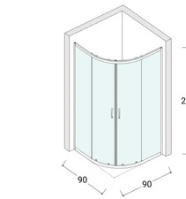 Box Doccia Semicircolare Storm