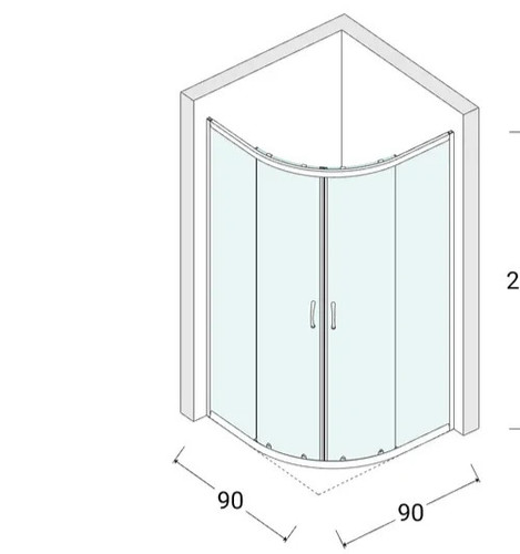 Box doccia semicircolare storm - box,