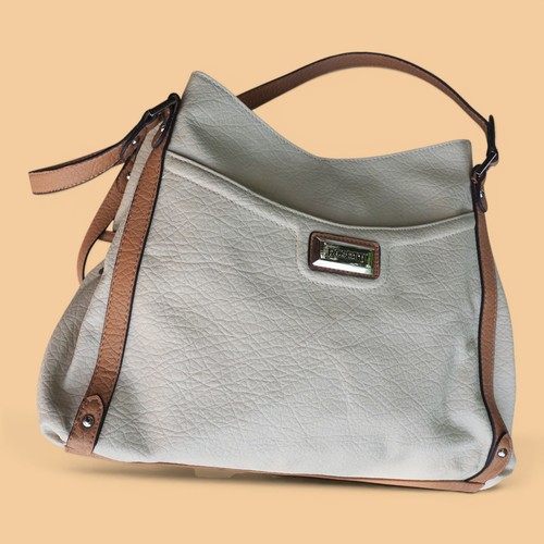 Borsa tracolla rosetti crema - a,