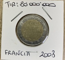 2 EURO COMMEMORATIVA FRANCIA PRESIDENZA FRANCESE 2008 - CIRCOLATO