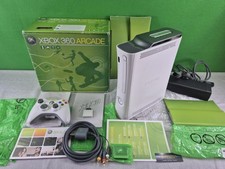 Microsoft Xbox 360 Arcade Bianco + Confezione Originale + Ann. +256MB +20GB
