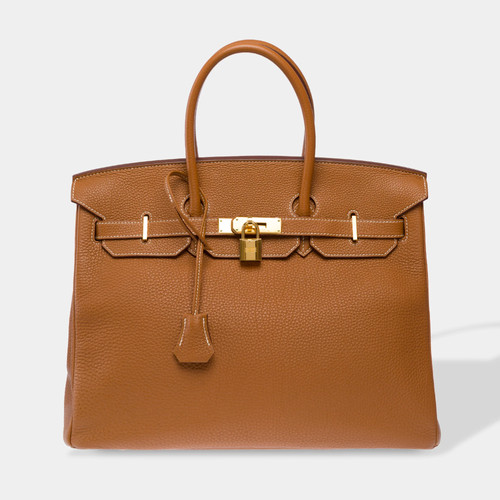 Sac hermes birkin cuir - hermes, 35