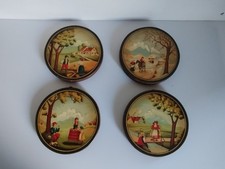 set 4 quadretti in legno in