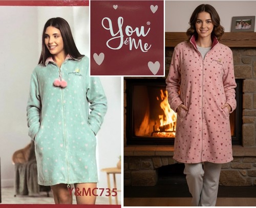 Vestaglia con zip you - con, "you&me"