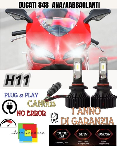 Kit full led lampade h11 - h11, 6000k