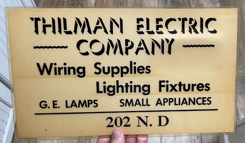 Insegna vintage thilman - vintage,