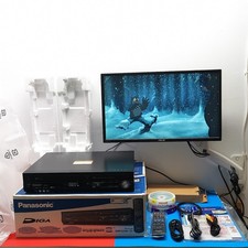 Nuovo Panasonic DMR-EZ48V registratore VHS/DVD convertitore combinato HDMI VCR vedi video demo