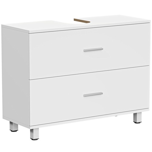 Homcom mobile bagno per lavabo - mobile,