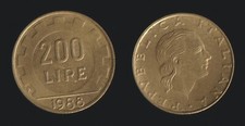200 LIRE 1988 LAVORO - ITALIA