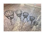 porta vasi in ferro battuto