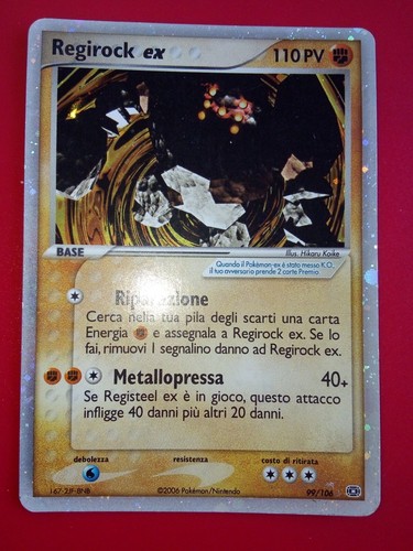 Pokemon card regirock ex - pokemon,