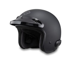 Harley-Davidson Fury N04 Bluetooth 3/4 taglia XL - casco moto jet nero opaco
