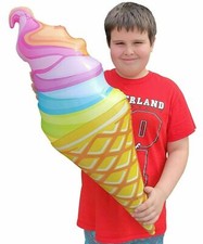 Cono Gelato Gonfiabile RAINBOW