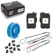 Set Riparazione Alzacristalli Aliante Seilzug Clip Frontale per Ford Focus II