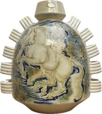 VASO CERAMICA LA COLONNATA SESTO FIORENTINO ANNI 40 CAVALLI
