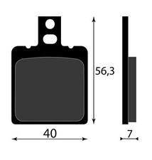 PASTIGLIE FRENO POSTERIORI