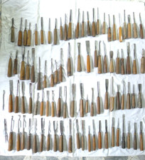 SET 91 ANTICHI ATTREZZI FALEGNAME SCULTORE LEGNO Strumenti LIUTAIO SGORBIE 