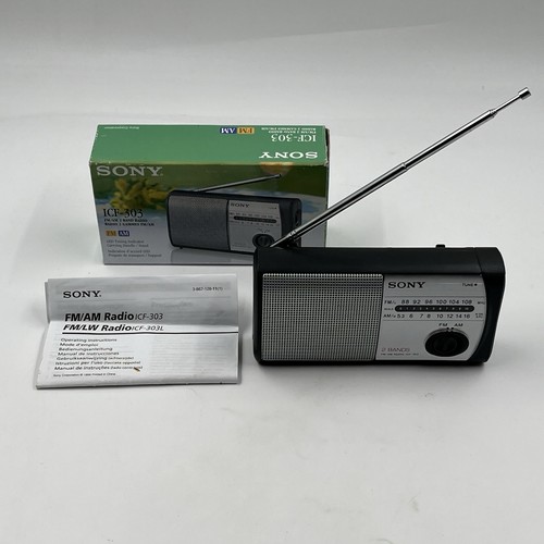 Sony icf 303 radio - am, due