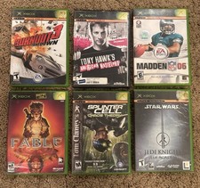 Lotto 6 giochi Xbox originali