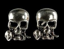 Paire Di Orecchini Teschio Con