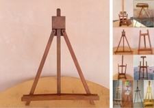 CAVALLETTO DA TAVOLO TECNOLEGNO in MASSELLO PER PITTURA E/O ESPOSIZIONE, e altri