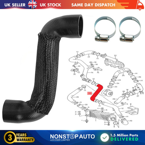 Tubo intercooler - intercooler, turbo