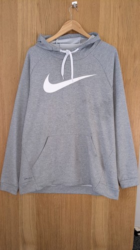 Felpa nike grigia dri - felpa, con