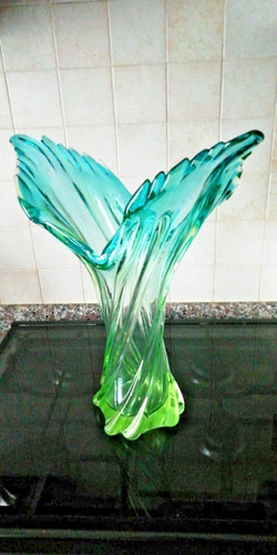 Vaso torciglione vetro di - vetro,