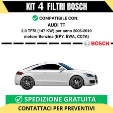 KIT BOSCH 4 Filtri tagliando