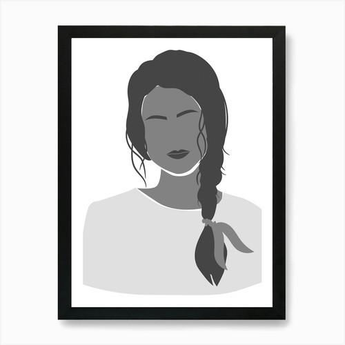 Ritratto donna stampa - di,