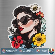 Sticker Pin Up Girl Vintage