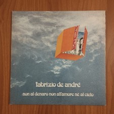 F. De André NON AL DENARO NON ALL'AMORE NE AL CIELO Produttori Associati PA/LP4