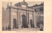 5940) VITERBO, PORTA FIORENTINA (ANNO 1768) ANIMATA. VIAGGIATA.