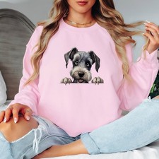 Felpa da donna Schnauzer cane