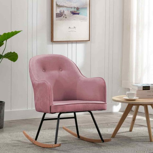 Vidaxl sedia dondolo rosa in - vidaxl, a