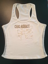 Top corto Motivi vintage Y2K