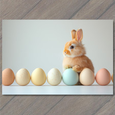 Art Print Baby Bunny Pastel