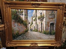 DIPINTO OLIO SU TELA"ANTICO