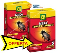 KB  Nexa TRAPPOLA per SCARAFAGGI e Blatte → 5 pezzi - Trappole adesive con Colla