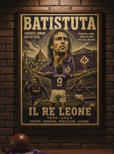 Poster batistuta a5 - batistuta,
