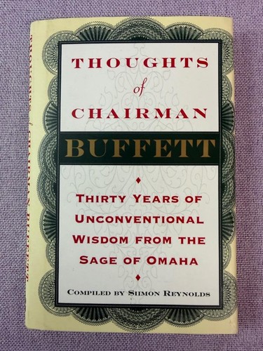 Thoughts chairman buffett - thoughts,