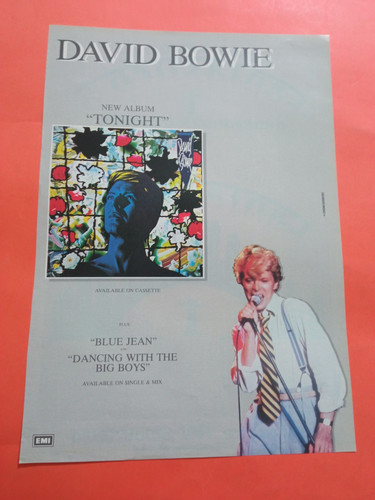 Pubblicita 1984 david bowie - 1984,