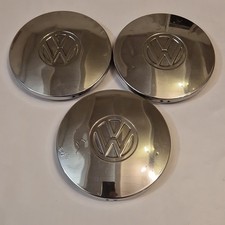 SET 3 BORCHIE COPPETTE COPRIMOZZO RUOTA VOLKSWAGEN GOLF 1 SERIE MK1 ORIGINALI