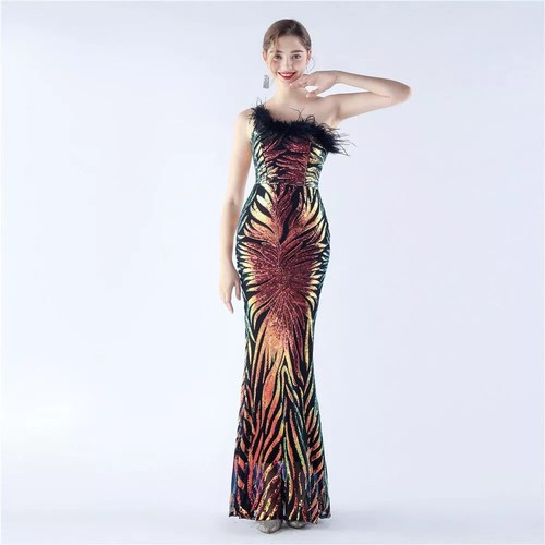 Vestito abito elegante - elegante, lungo